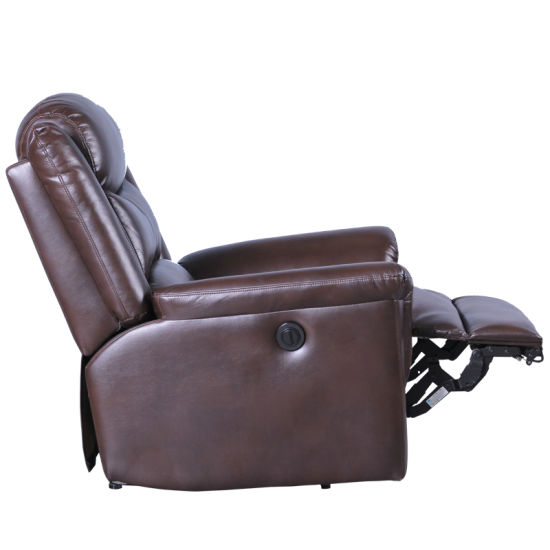 Electric Functional One Seat Air Leather Living Room Sofa Recliner