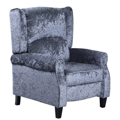 Luxury Fabric European Style Push Back Function Recliner Chair Sofa