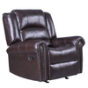 Luxury Classic Design Home Theater One Seat Rocker Air Leather Sofa Recliner