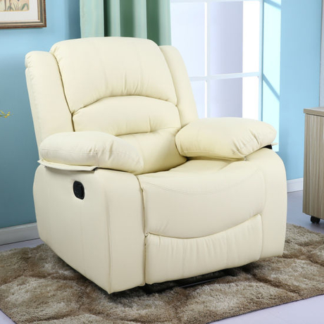 Living Room Furniture Modern Design PU Leather Recliner Sofa Chair